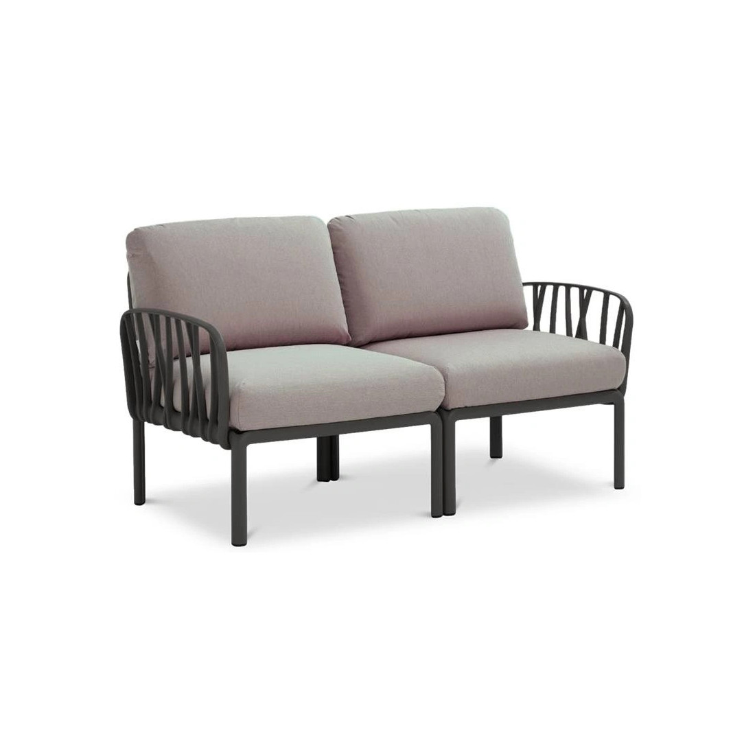 KOMODO 5 CORNER ANTHRACITE GREY + ANTHRACITE TABLE