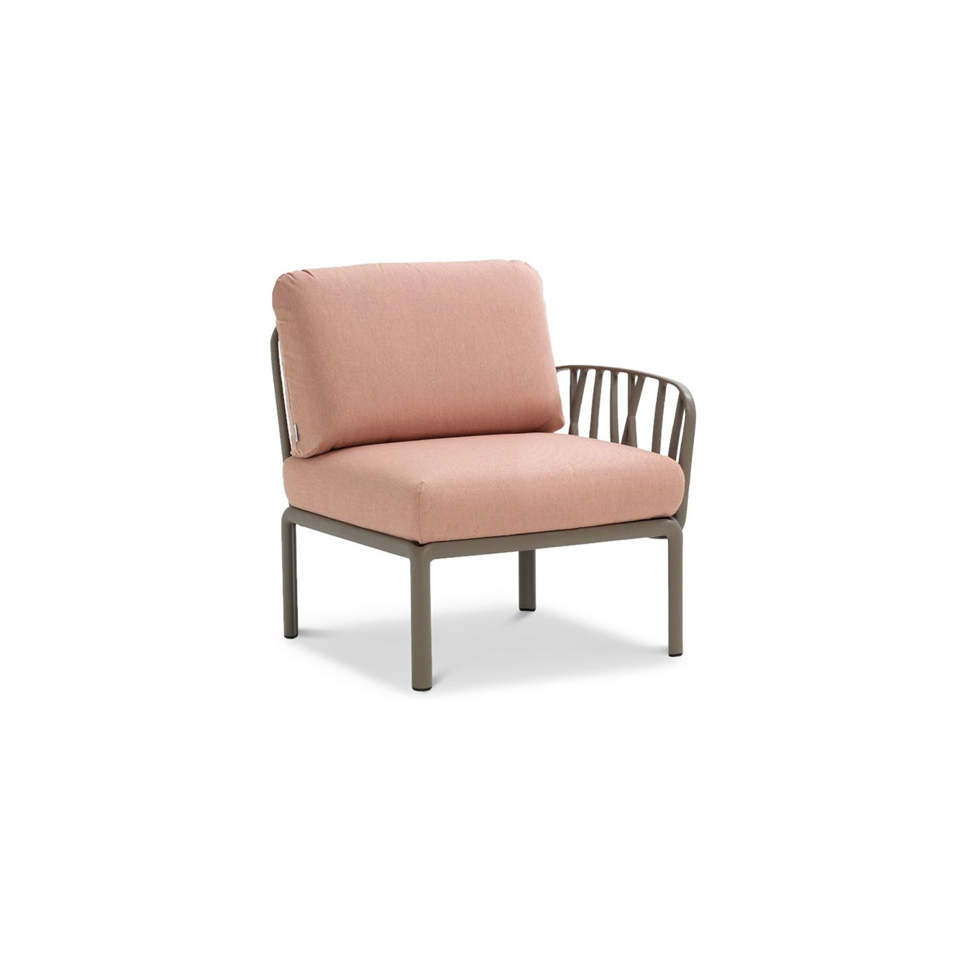 KOMODO 5 CORNER SOFA TORTORA ROSA QUARZO + TORTORA COFFEE TABLE