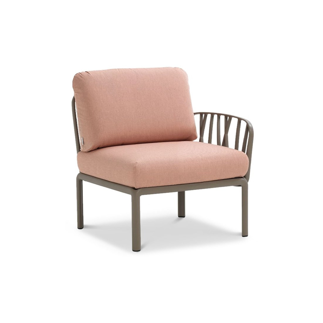 KOMODO 5 CORNER SOFA TORTORA ROSA QUARZO + TORTORA COFFEE TABLE