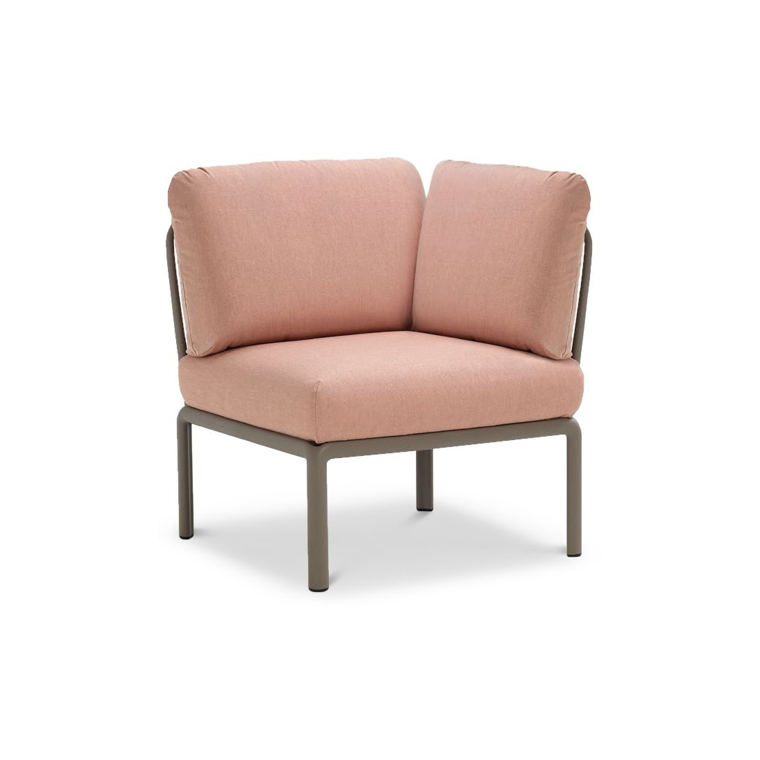 KOMODO 5 CORNER SOFA TORTORA ROSA QUARZO + TORTORA COFFEE TABLE