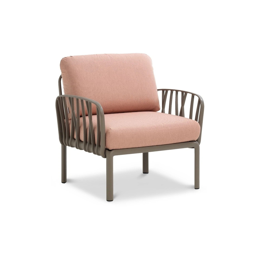 KOMODO 5 NAROŻNIK TORTORA ROSA QUARZO+STOLIK TORTORA