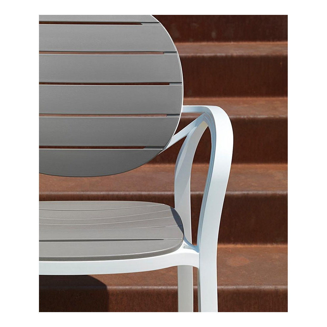 Zestaw mebli ogrodowych Nardi Palma/Spritz 2+1 Bianco