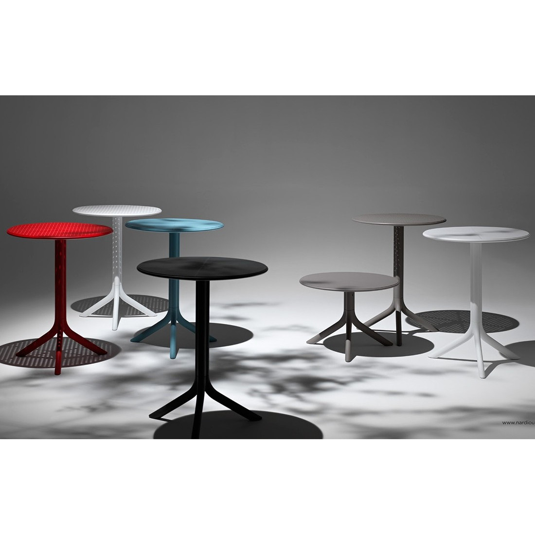 Zestaw mebli ogrodowych Nardi Palma/Spritz 2+1 Bianco