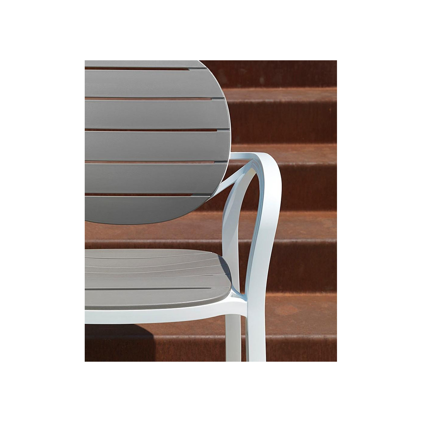 Zestaw stolików ogrodowych Nardi Palma Spritz 2+1 - kolor tortora