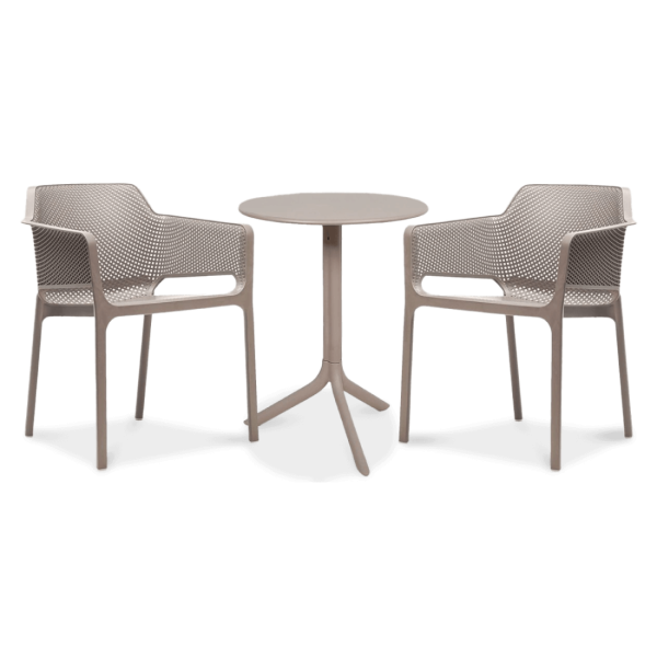 Zestaw Mebli Ogrodowych Nardi Netspritz 2+1 - Kolor Tortora