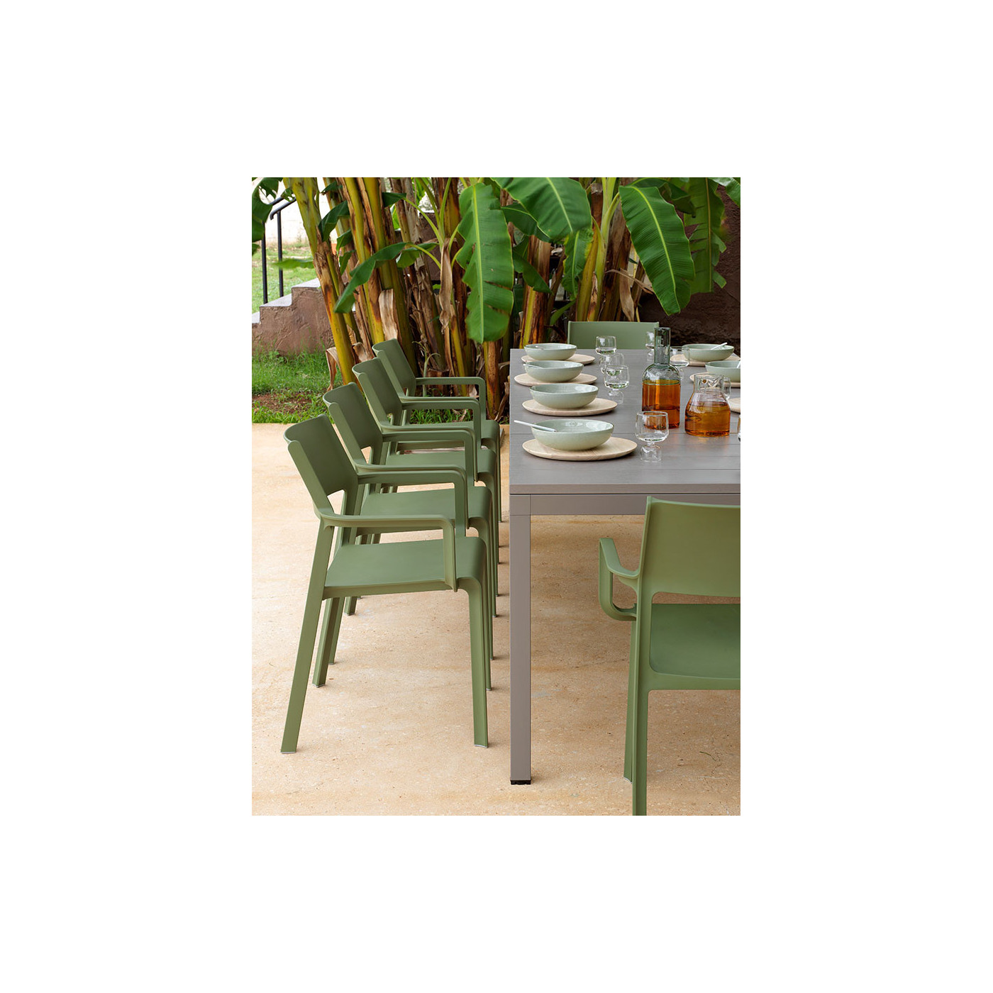 Zestaw mebli ogrodowych Nardi TrillSpritz 2+1 Bianco