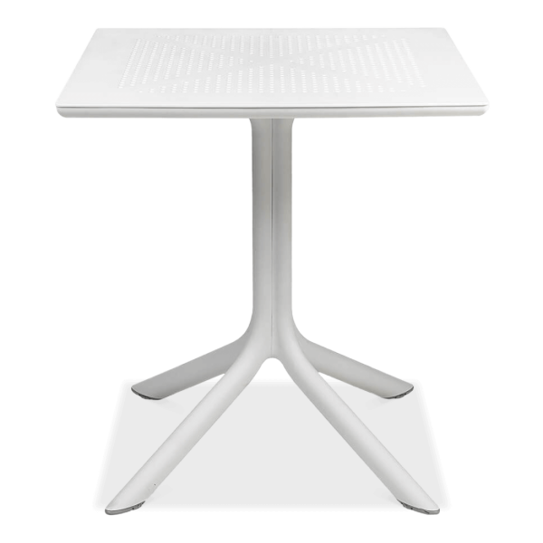 biały stół do ogrodu 