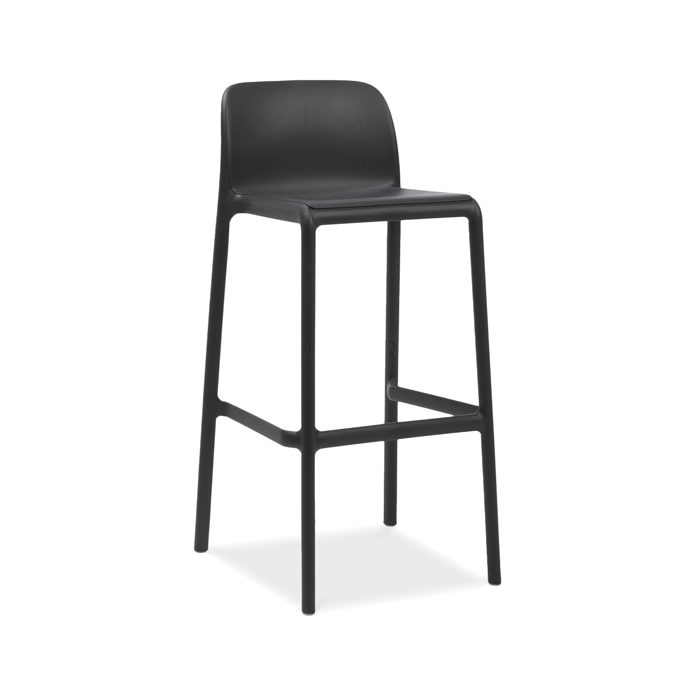 stołek barowy czarny 