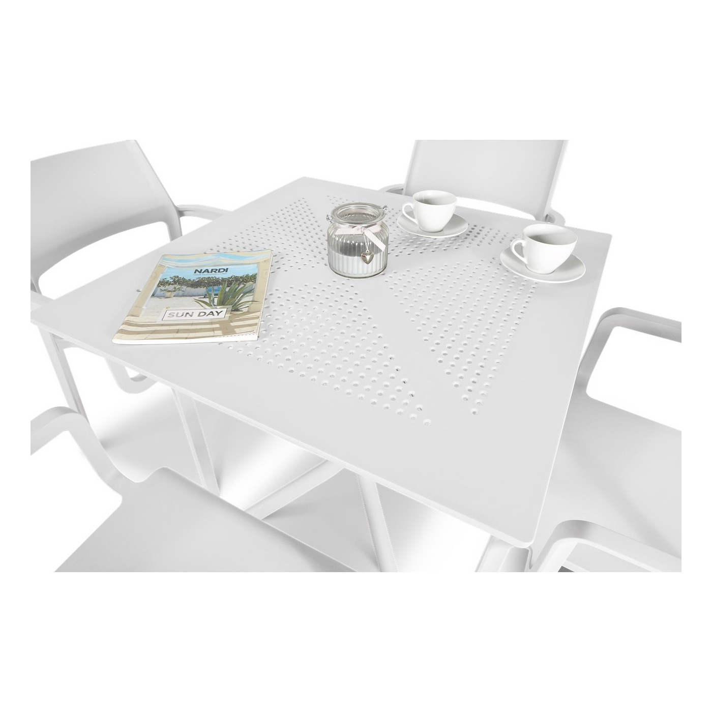 TRILL/CLIP 80 4+1 BIANCO SET