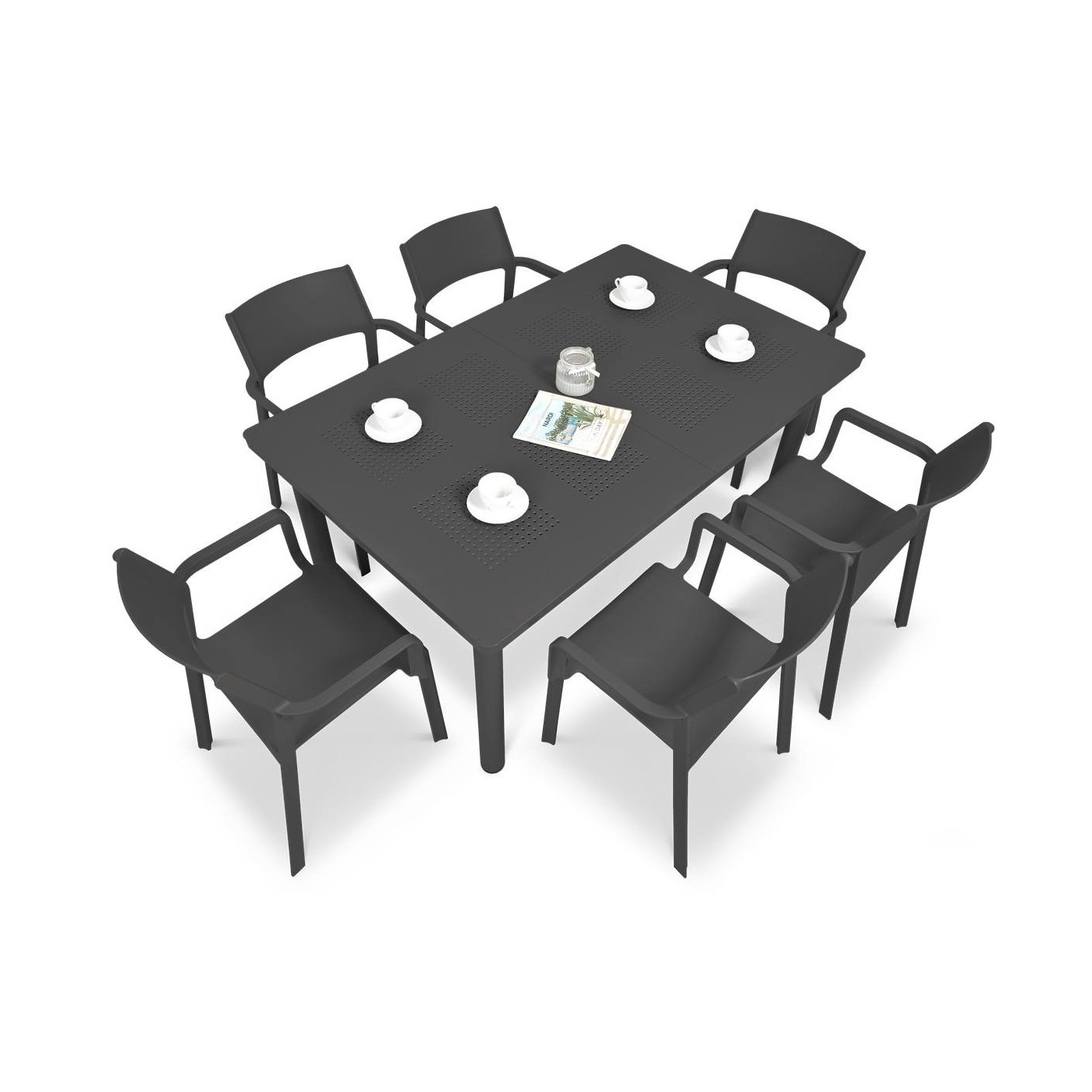 TRILL/LIBECCIO 6+1 SET ANTHRACITE