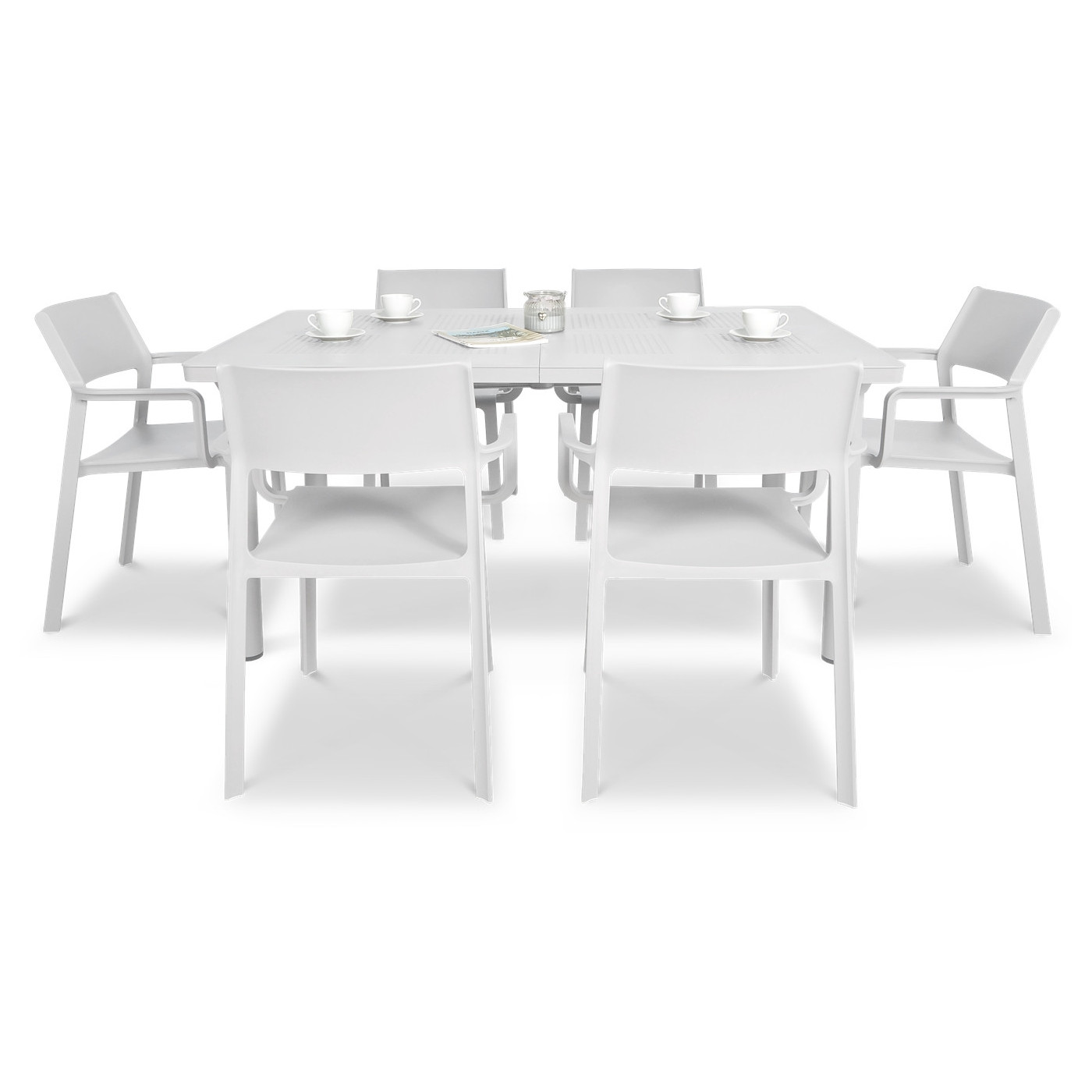 TRILL/LIBECCIO 6+1 WHITE SET