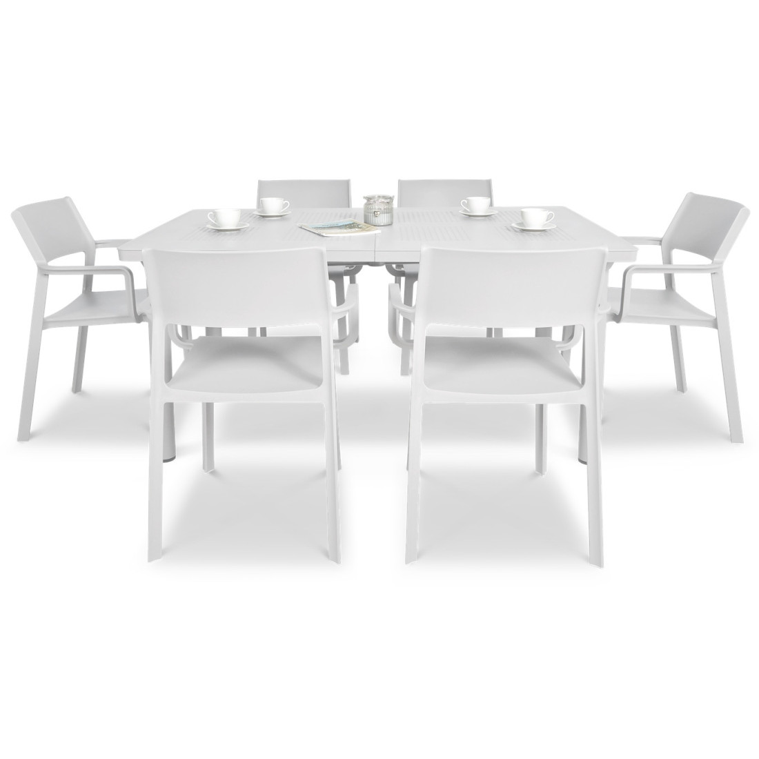 TRILL/LIBECCIO 6+1 WHITE SET