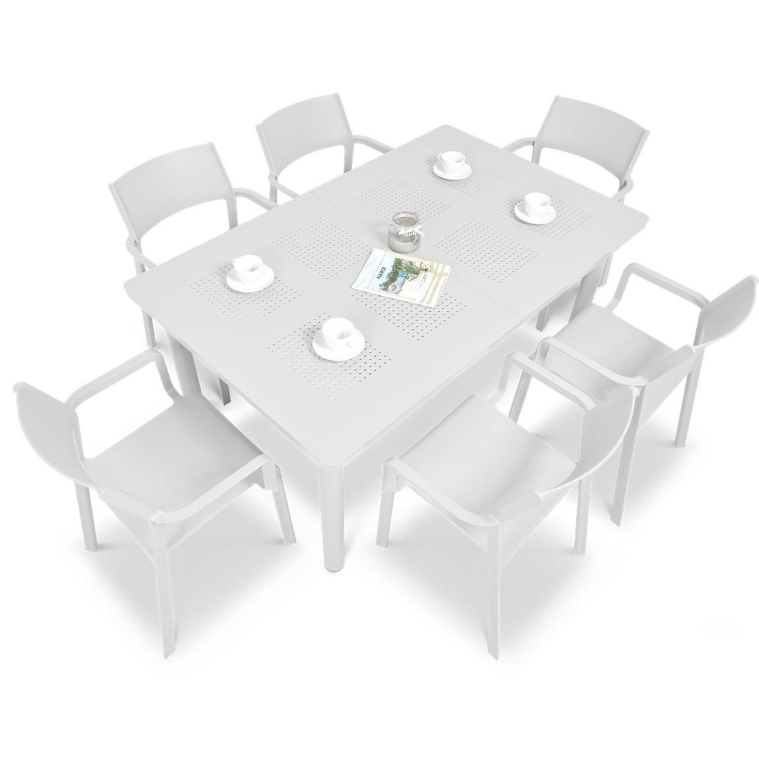 TRILL/LIBECCIO 6+1 ZESTAW BIANCO