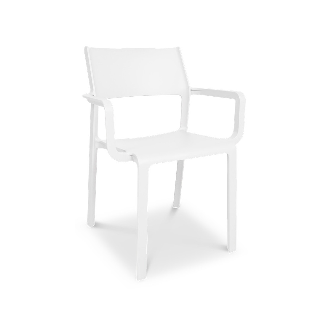 Zestaw mebli ogrodowych Nardi Trill-Libeccio 6+1 Bianco