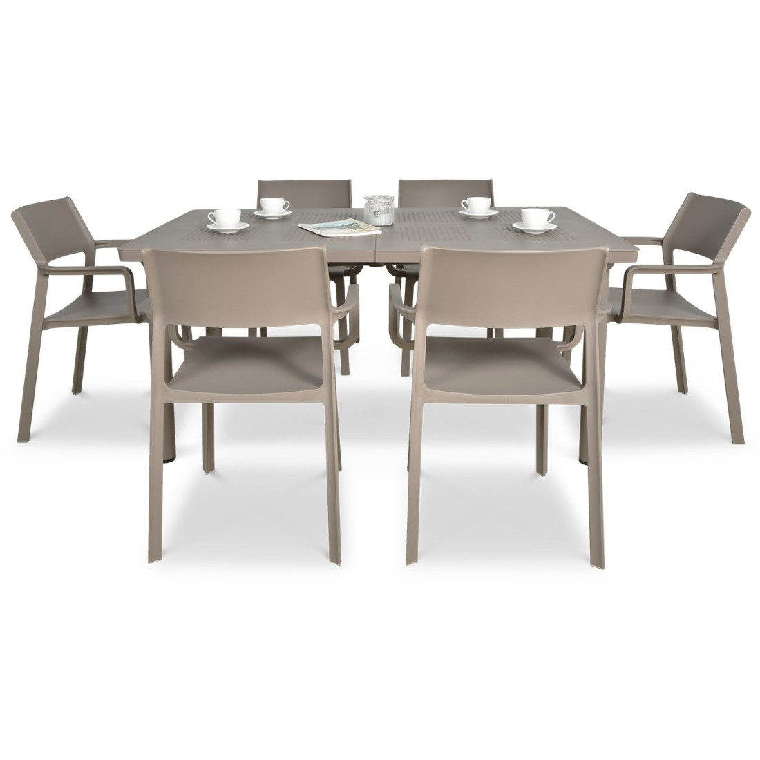 TRILL/LIBECCIO 6+1 TORTORA SET