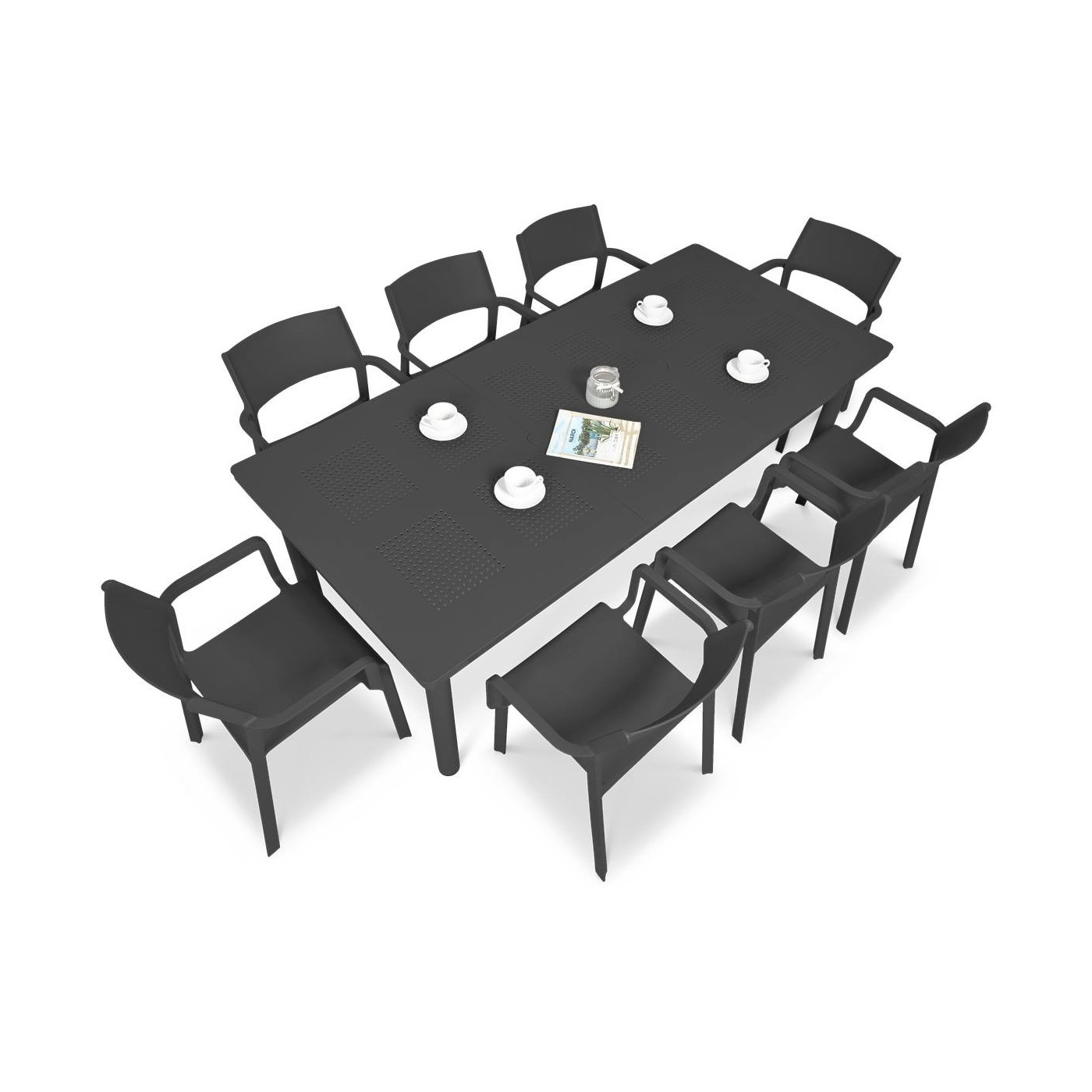 TRILL/LIBECCIO 8+1 ZESTAW ANTRACITE