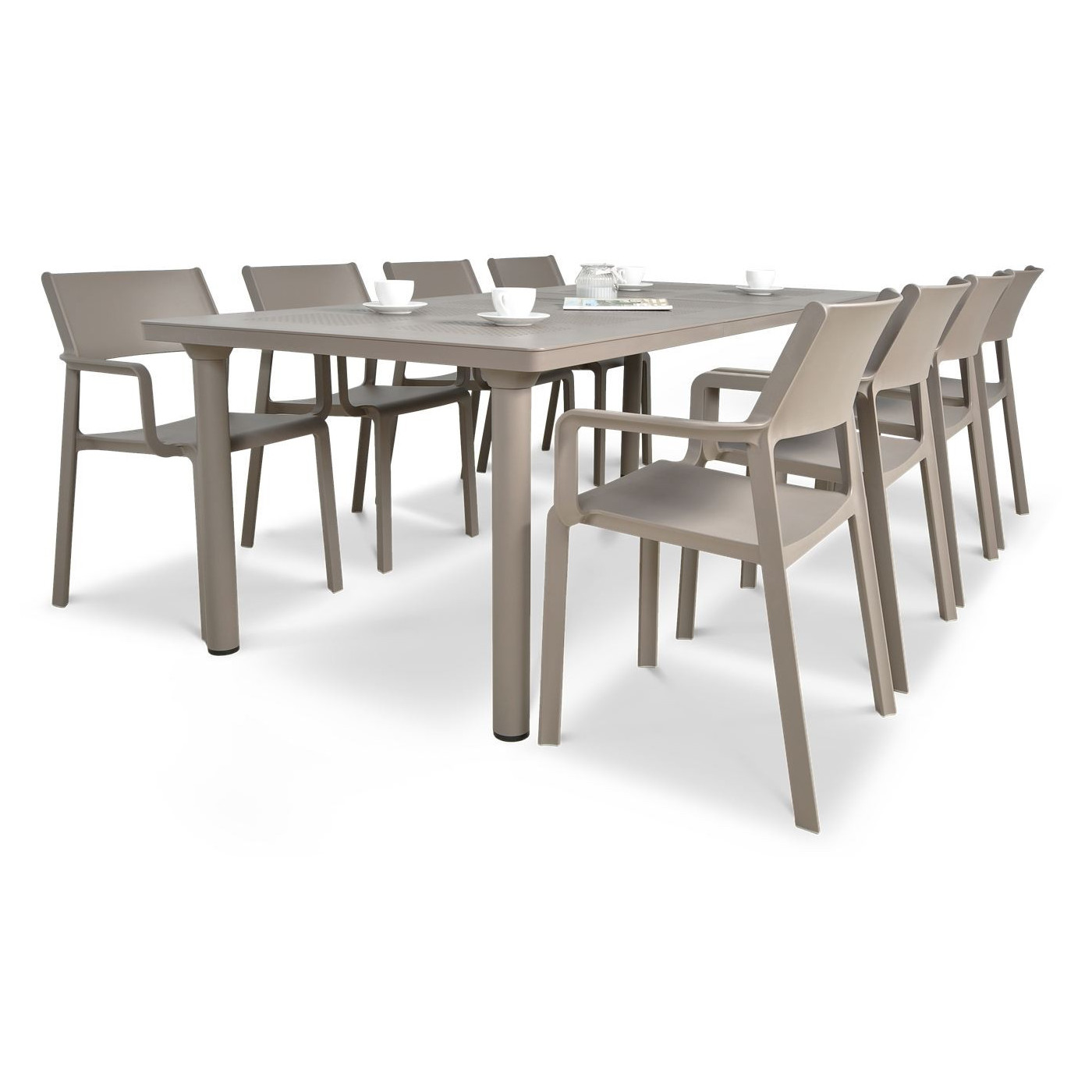 TRILL/LIBECCIO 8+1 TORTORA SET