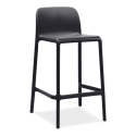 czarny mini hoker stołek barowy
