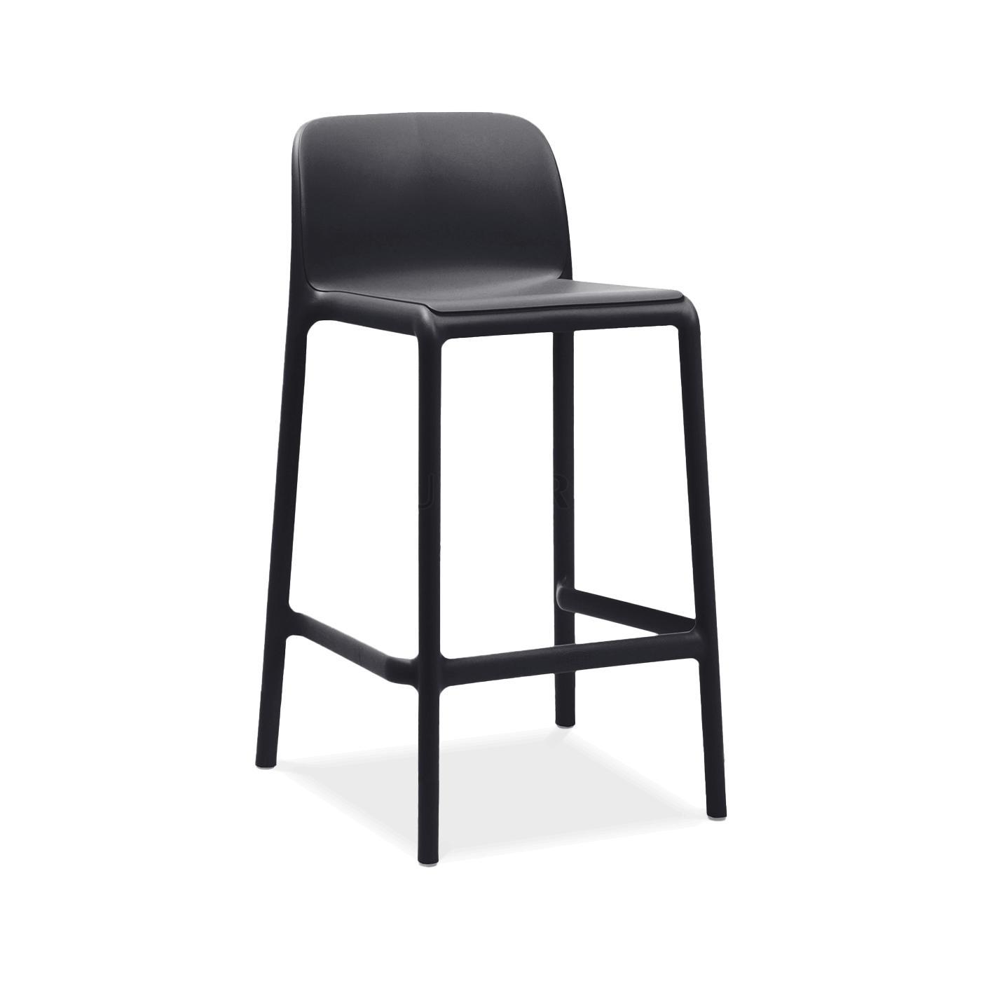 czarny mini hoker stołek barowy