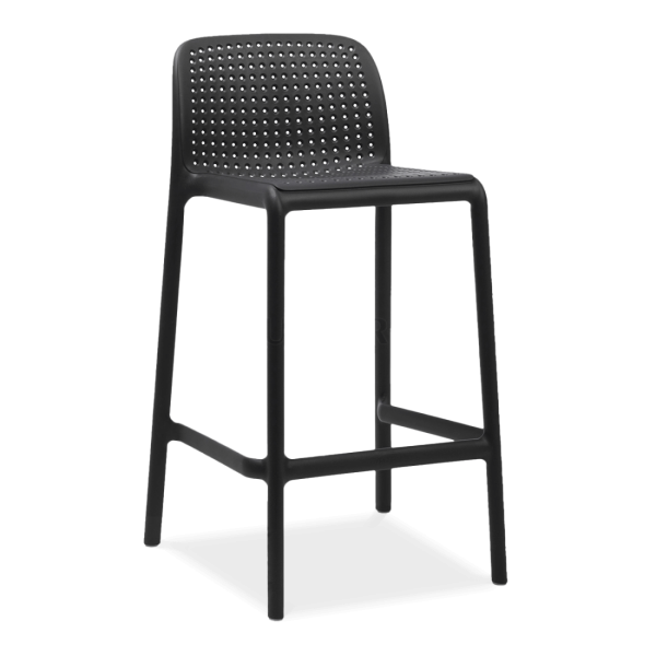 czarny stołek ogrodowy