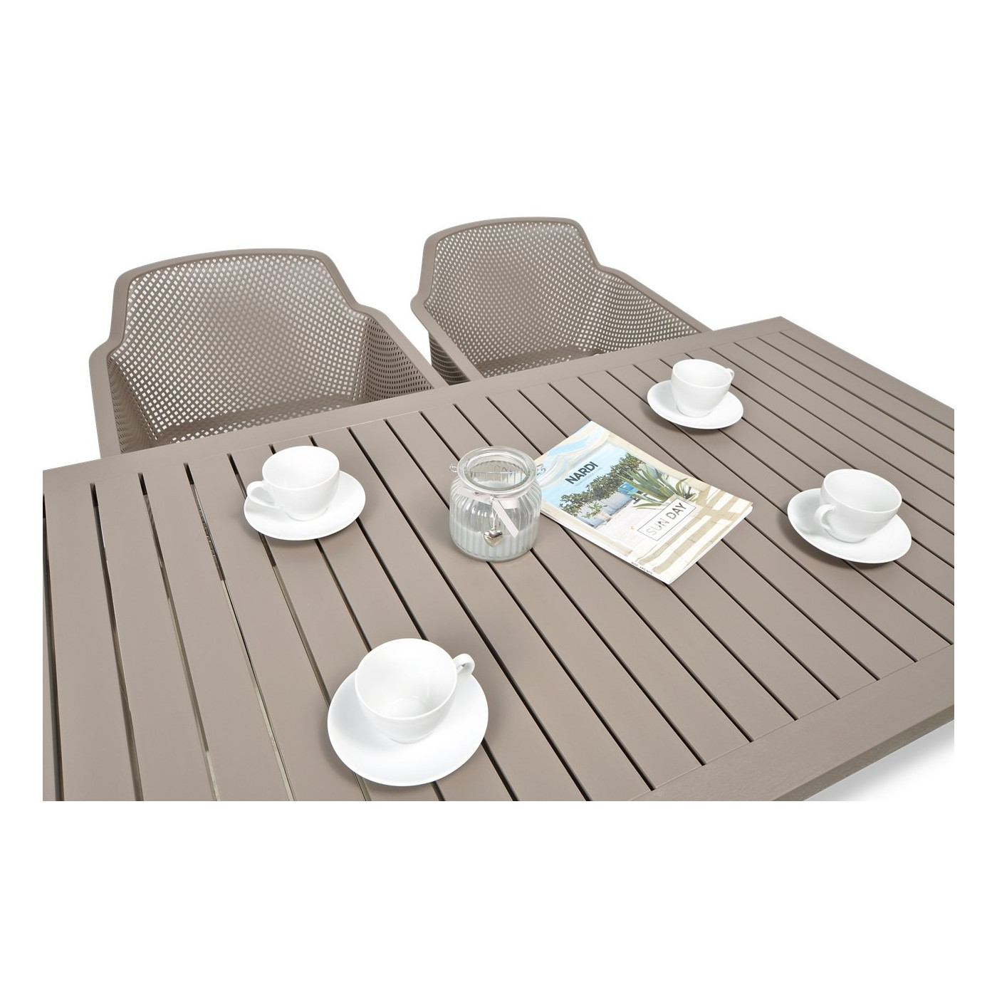 Komplet ogrodowy Nardi Net/Cube 140/41 tortora