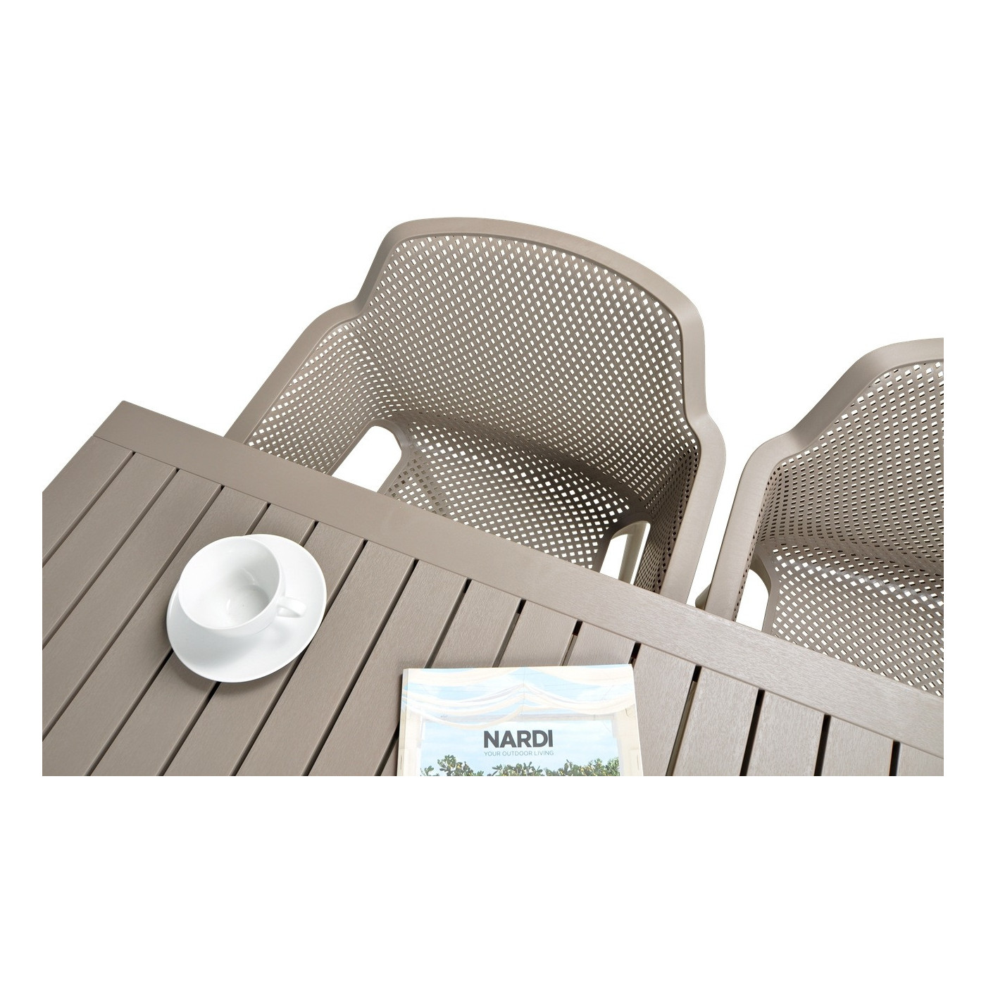 Komplet ogrodowy Nardi Net/Cube 140/41 tortora