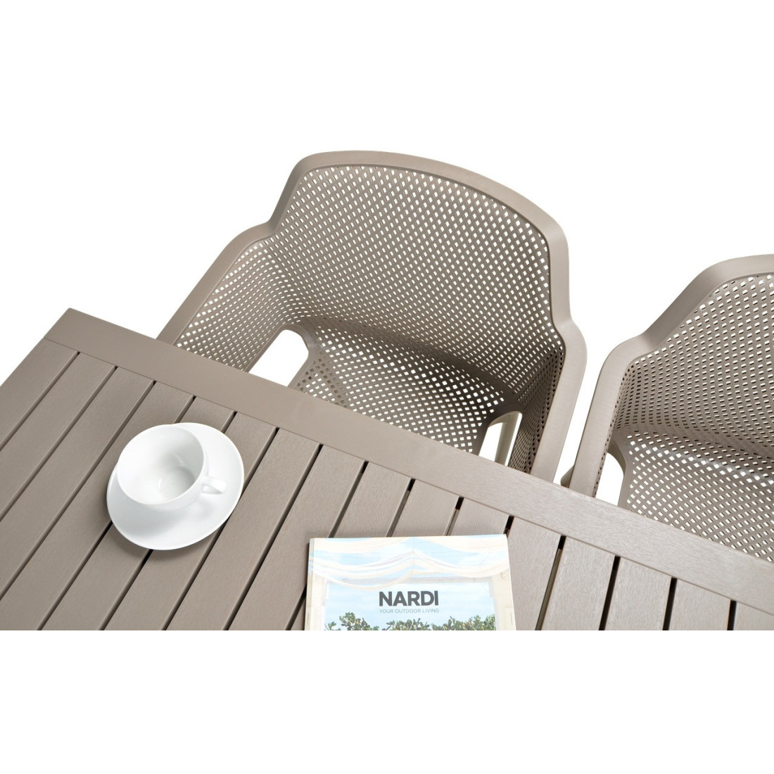 Komplet ogrodowy Nardi Net/Cube 140/41 tortora