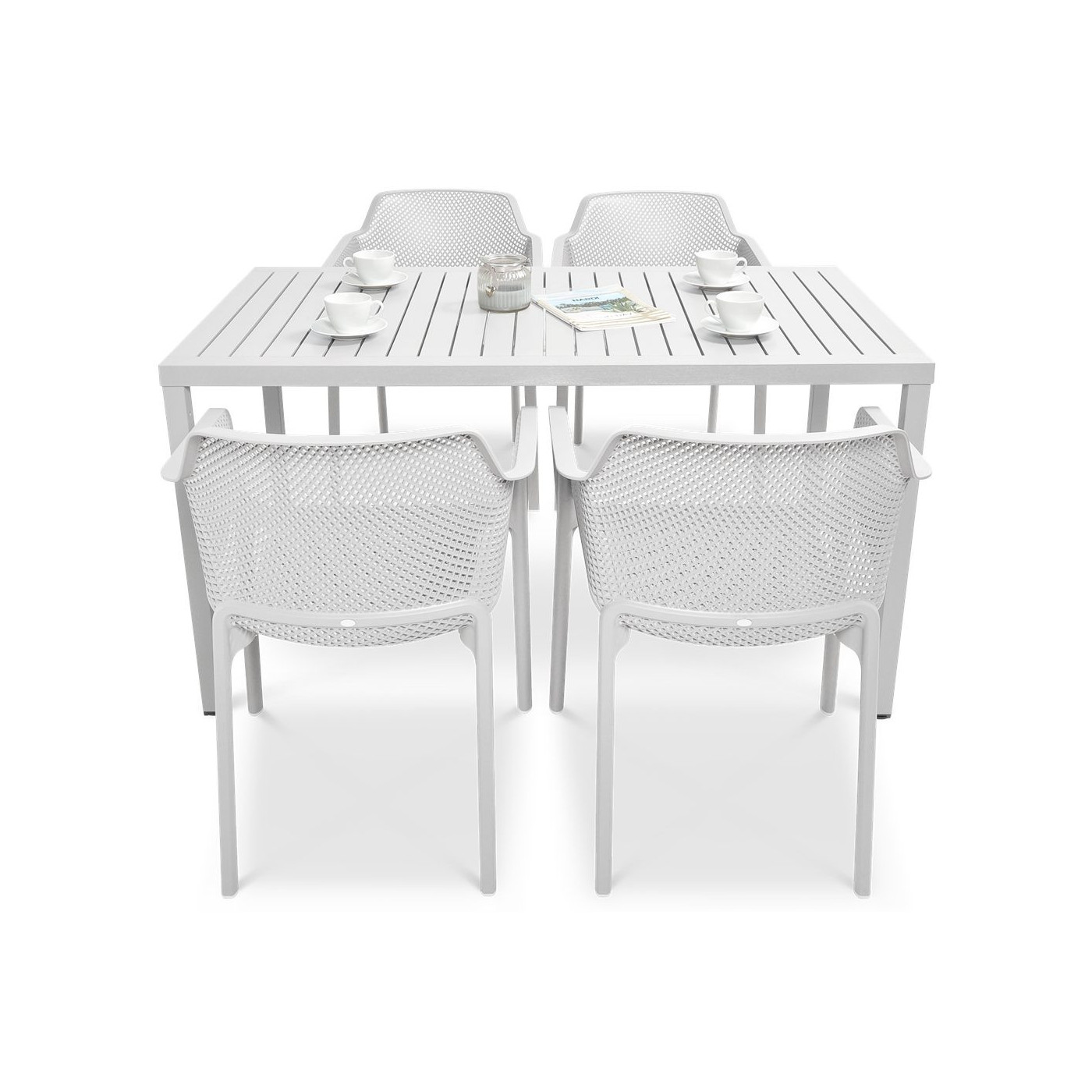 NET/CUBE 140 4+1 BIANCO SET