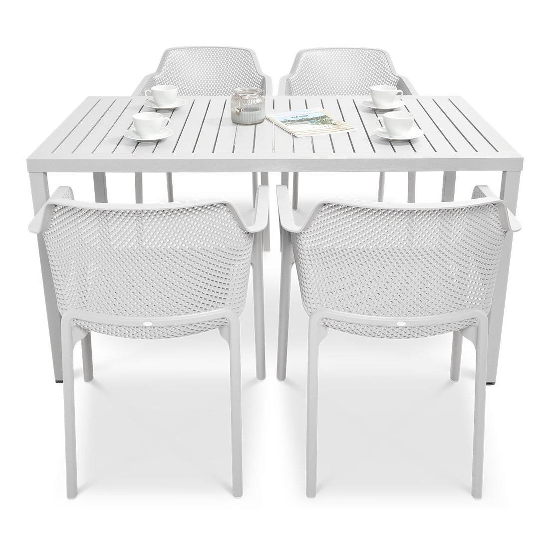 NET/CUBE 140 4+1 BIANCO SET