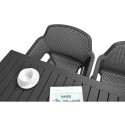 Komplet ogrodowy Nardi NetCube 140 + 4+1, kolor antracyt