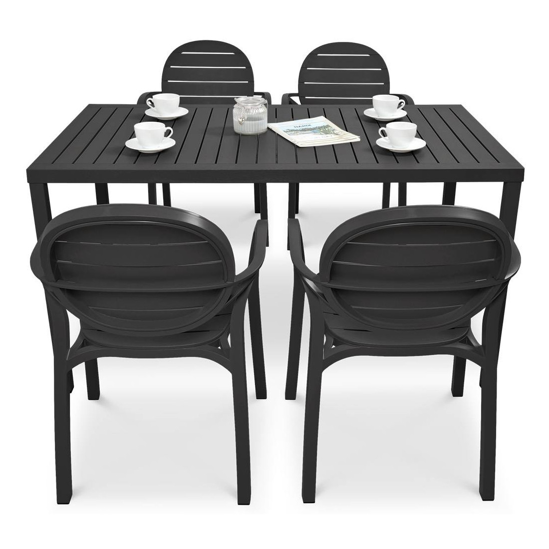 Komplet ogrodowy Nardi Palmacube 140-41 Antracyt