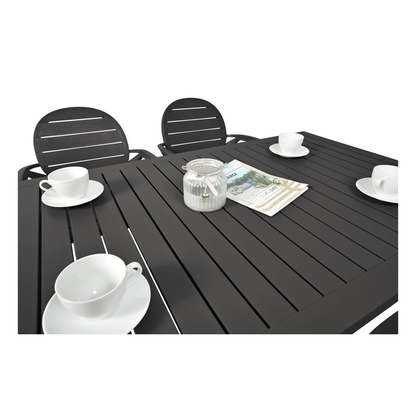 Komplet ogrodowy Nardi Palmacube 140-41 Antracyt