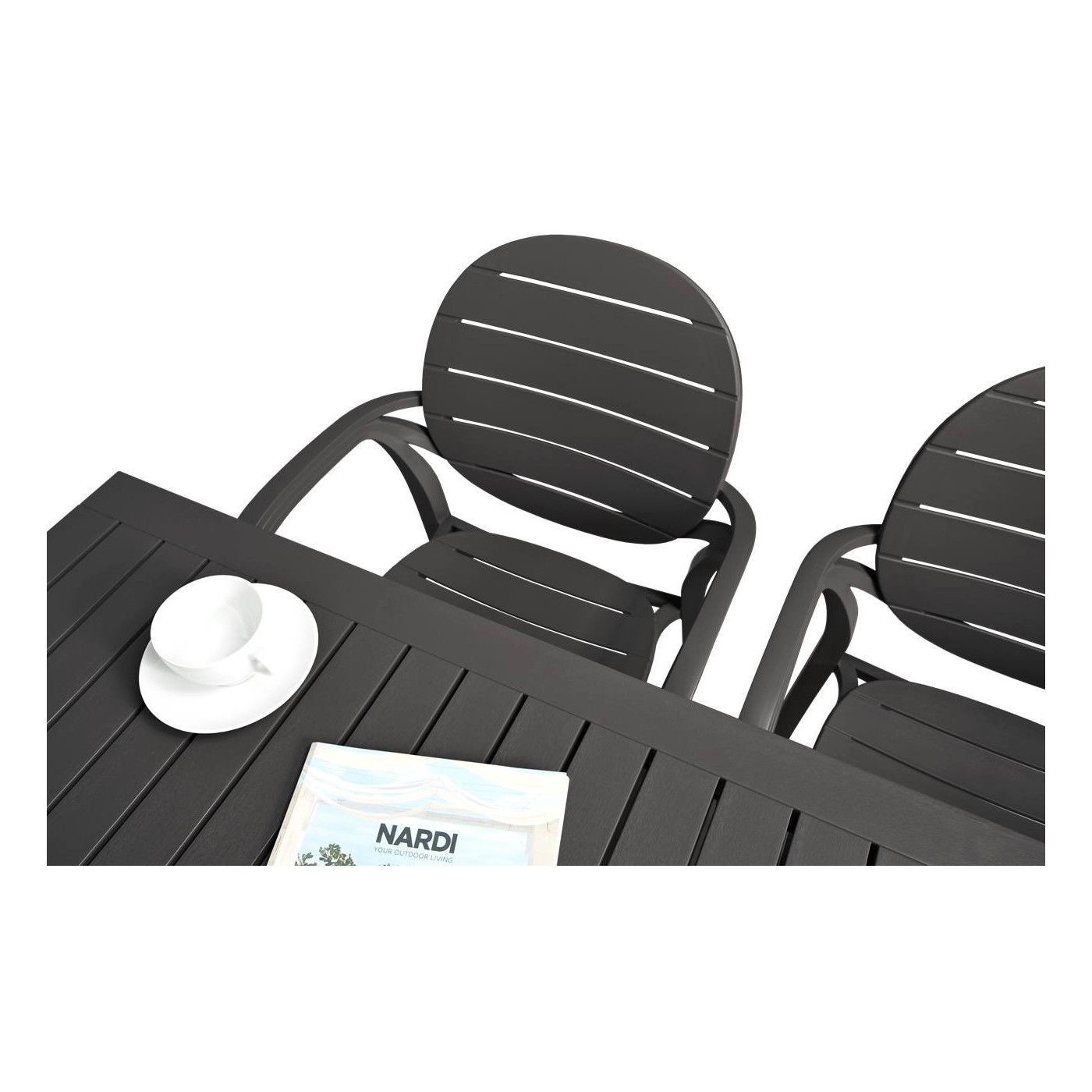 Komplet ogrodowy Nardi Palmacube 140-41 Antracyt