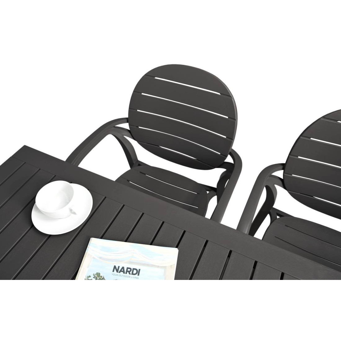 Komplet ogrodowy Nardi Palmacube 140-41 Antracyt