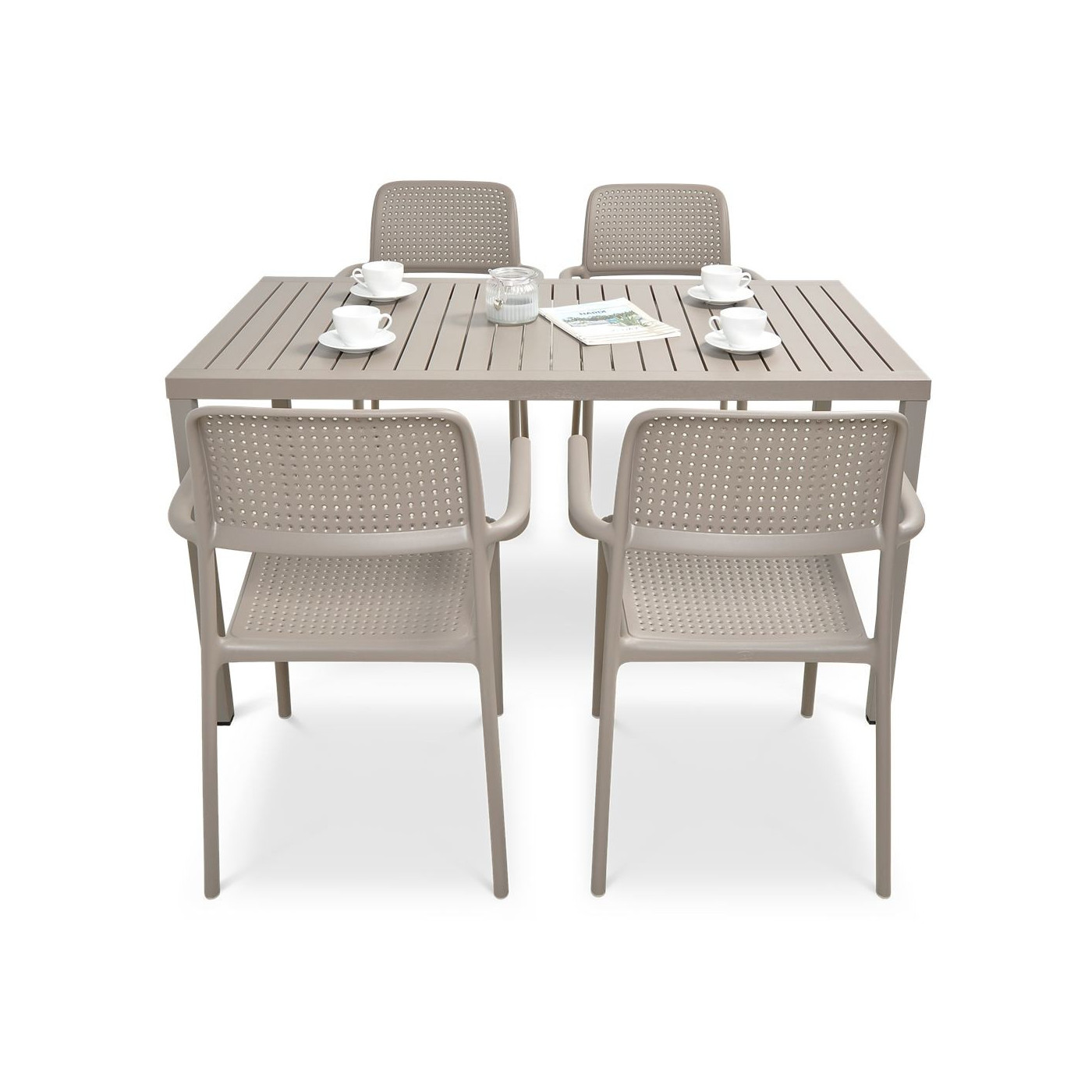 Komplet Ogrodowy Nardi Boracube 140/41 - Klasyczny Design i Wytrzymała Konstrukcja