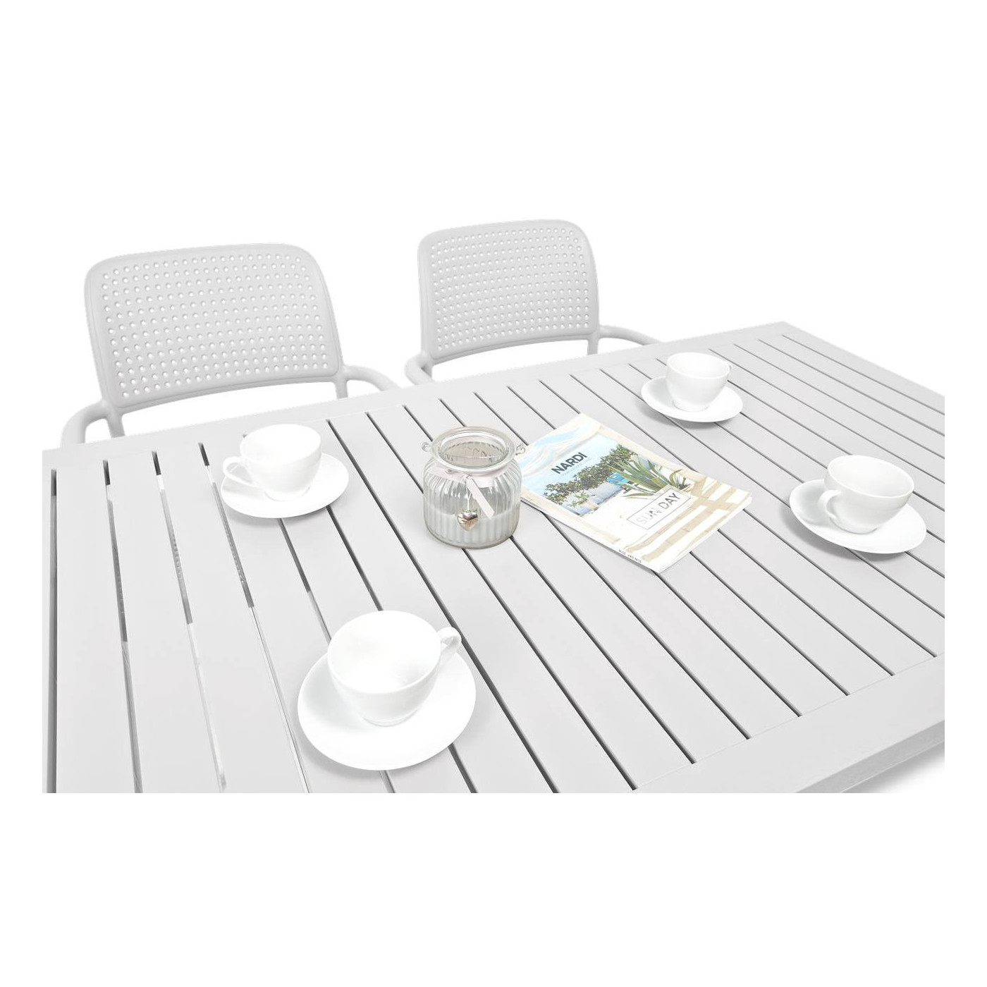 BORA/CUBE 140 4+1 BIANCO SET