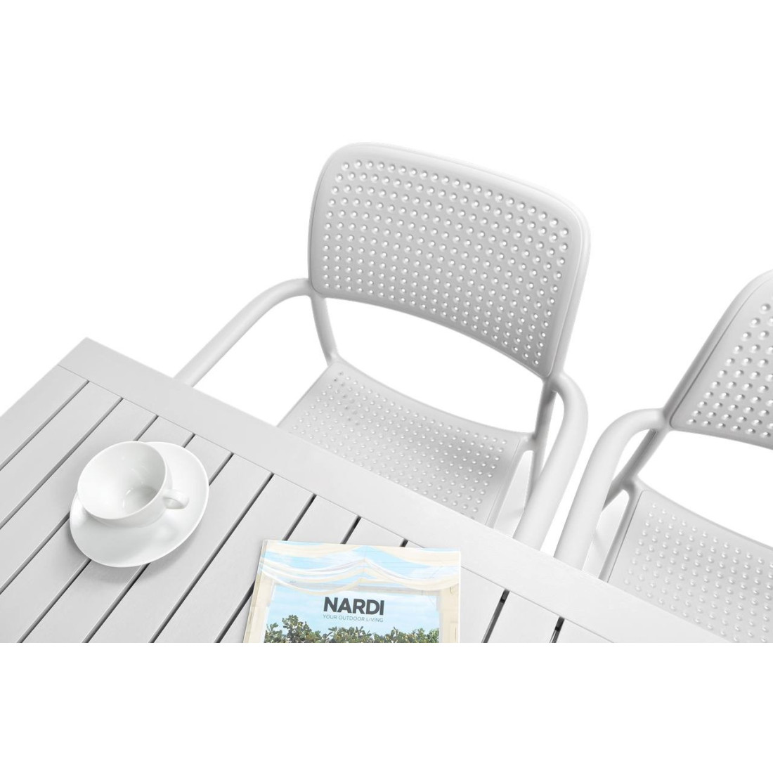 BORA/CUBE 140 4+1 BIANCO SET