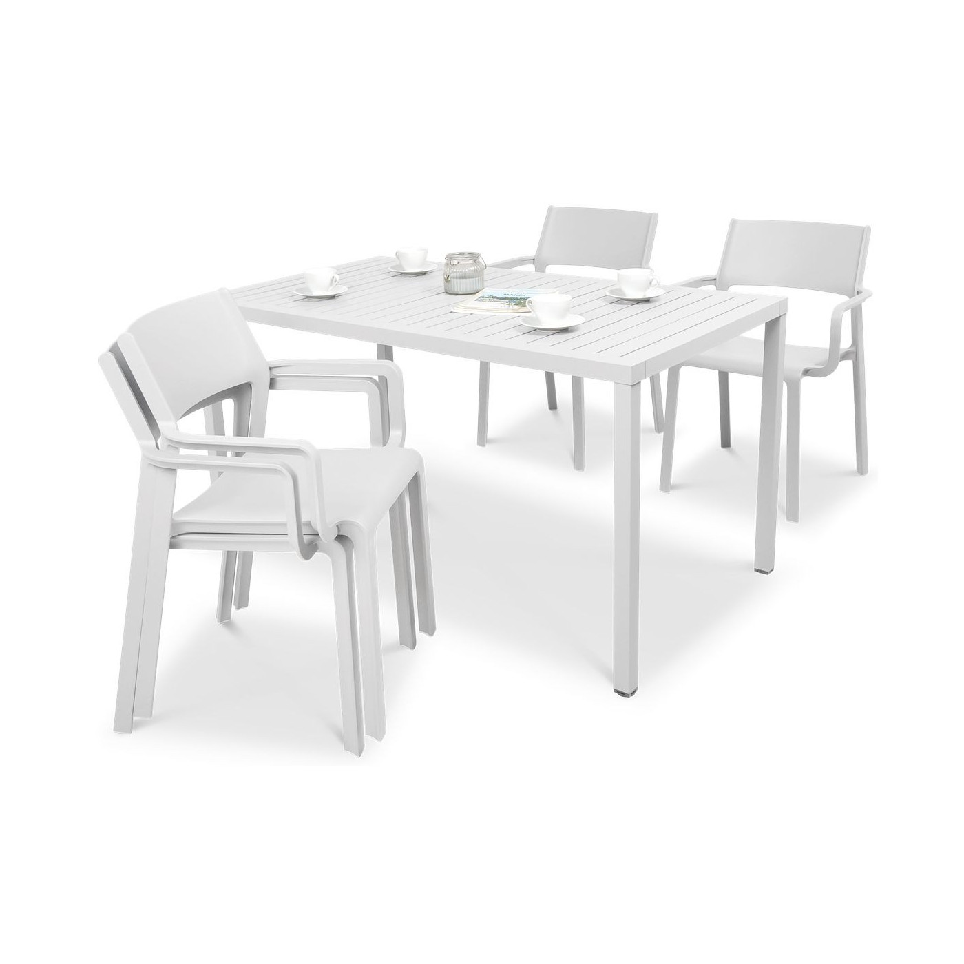 TRILL/CUBE 140 4+1 ZESTAW BIANCO