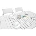 Komplet ogrodowy Nardi TrillCube 140x41 Bianco