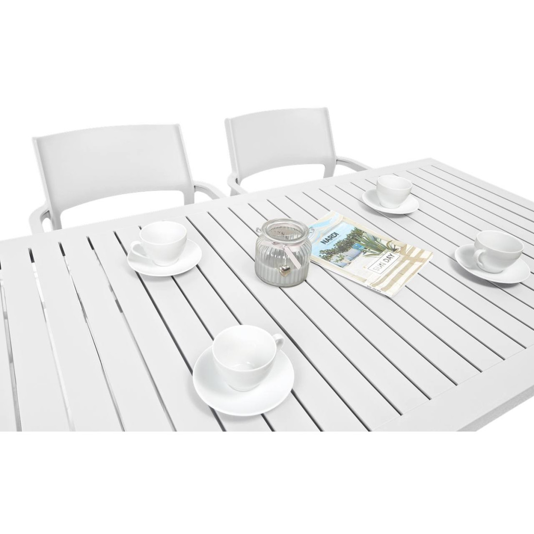 TRILL/CUBE 140 4+1 BIANCO SET