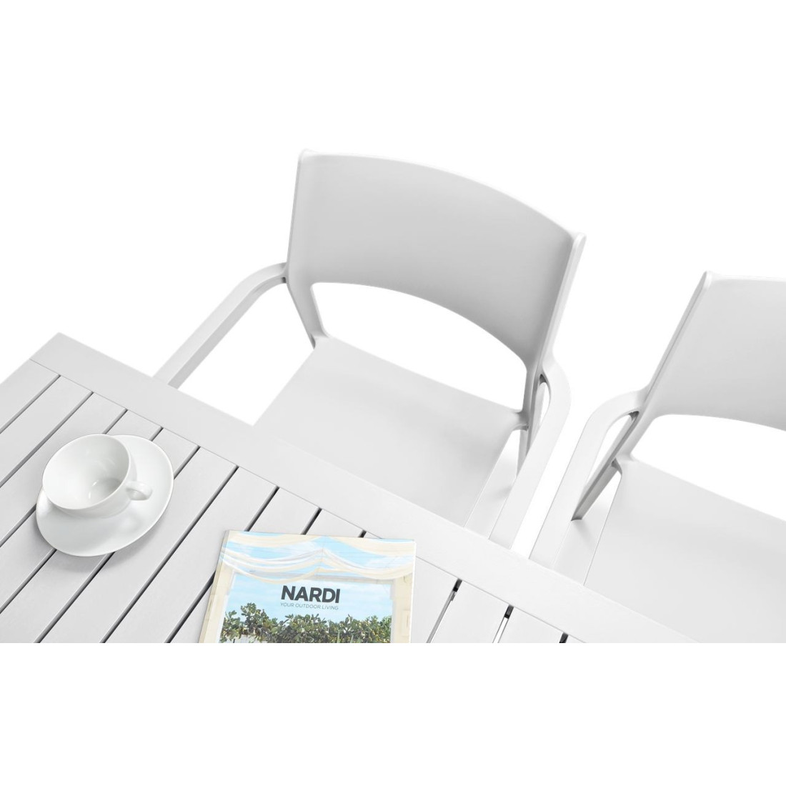 TRILL/CUBE 140 4+1 BIANCO SET