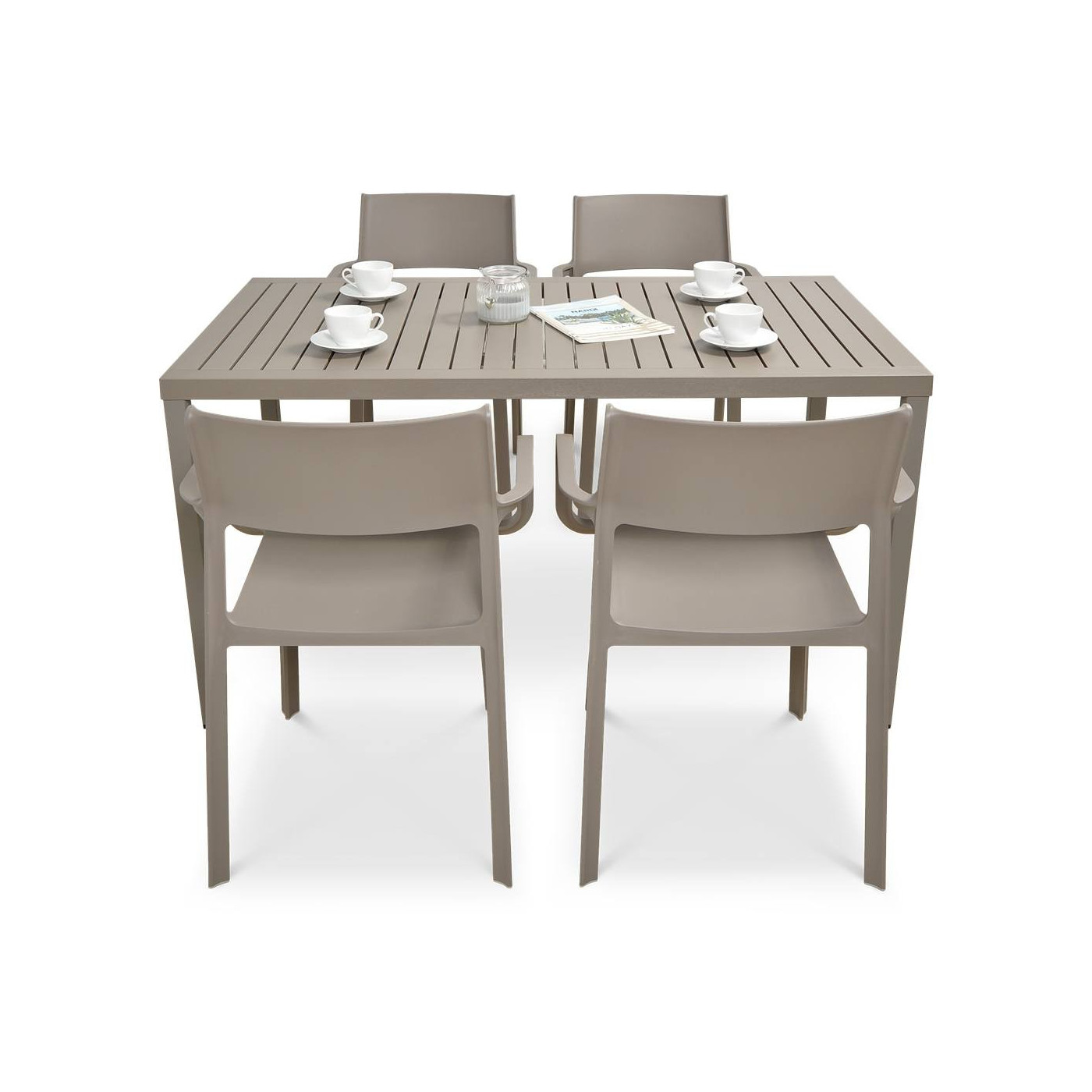 TRILL/CUBE 140 4+1 TORTORA SET