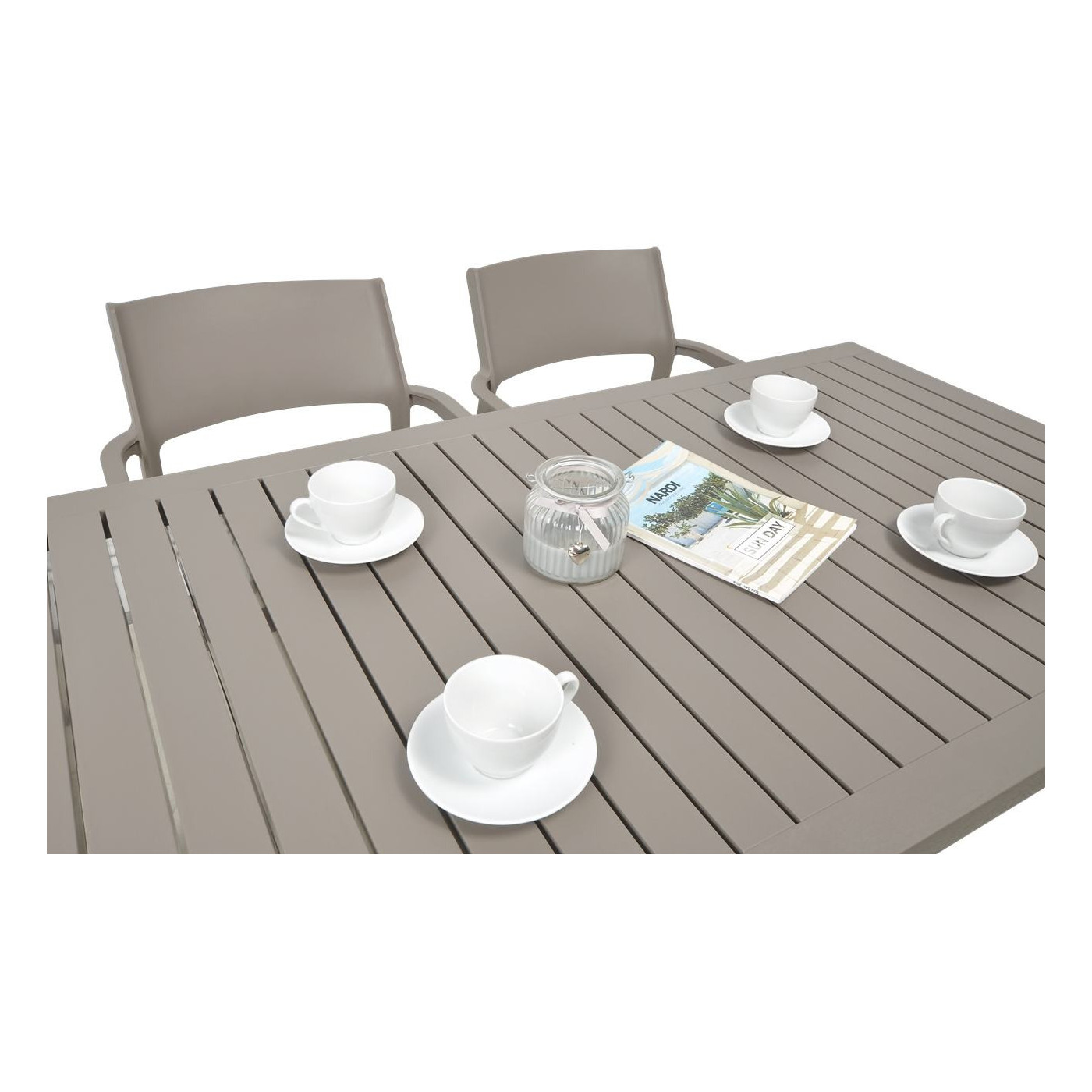Komplet mebli ogrodowych Nardi TrillCube 140/41 tortora
