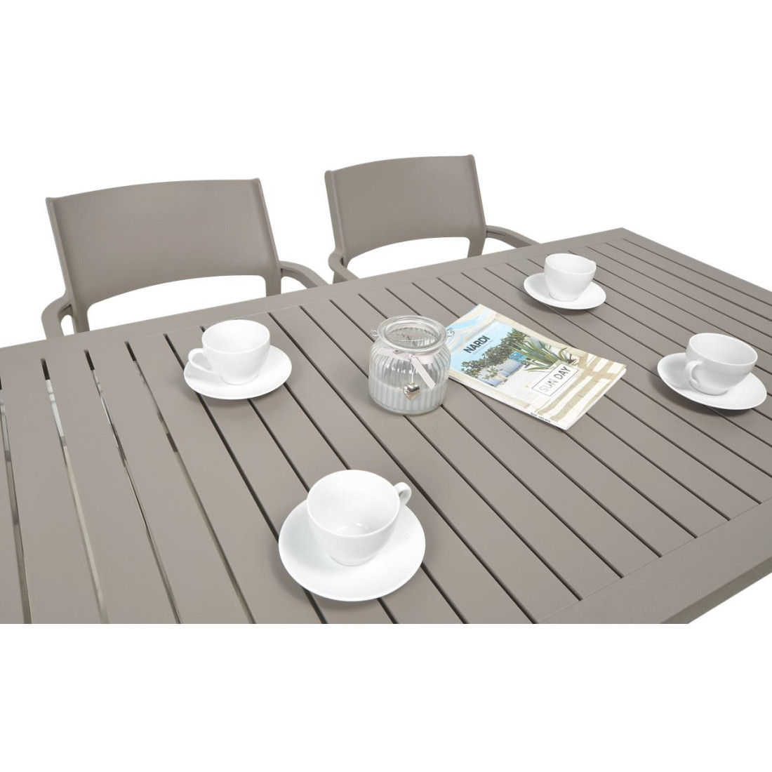 Komplet mebli ogrodowych Nardi TrillCube 140/41 tortora