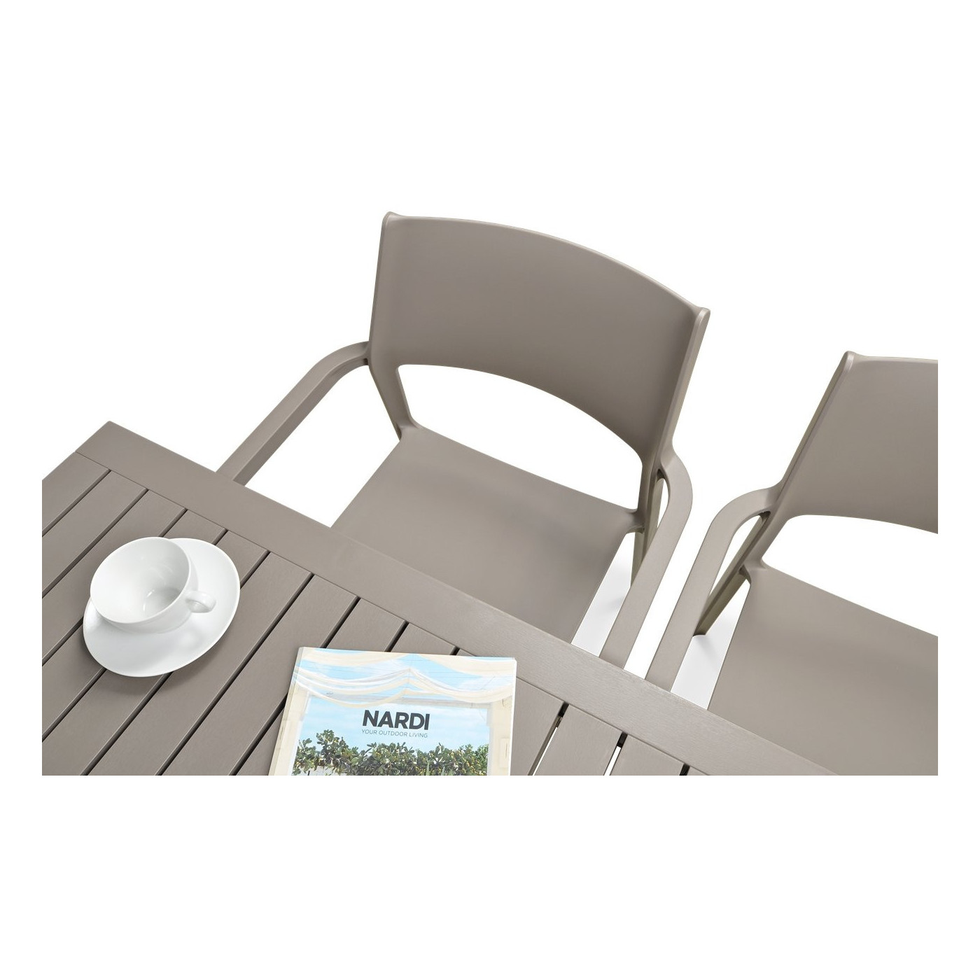 TRILL/CUBE 140 4+1 TORTORA SET