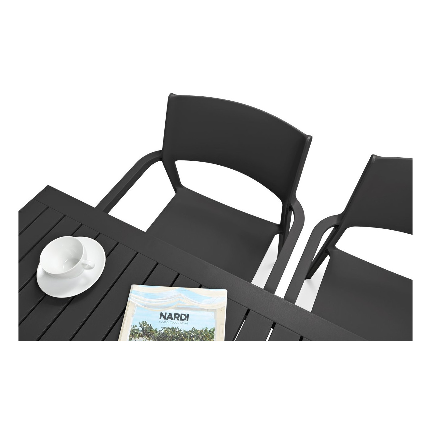 Komplet Ogrodowy Nardi TrillCube 140/41 Antracyt