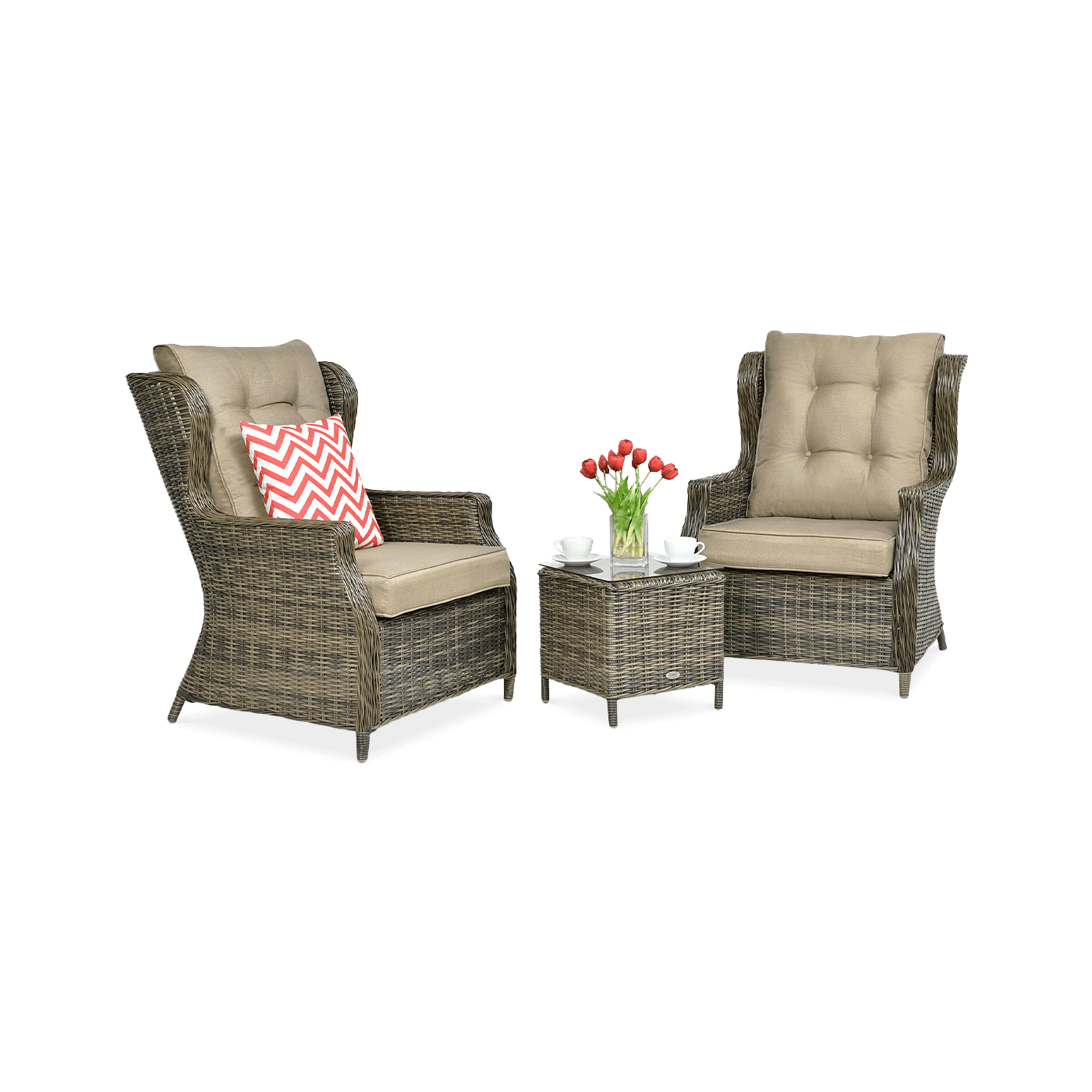 TRIVENTO DUO BROWN SET