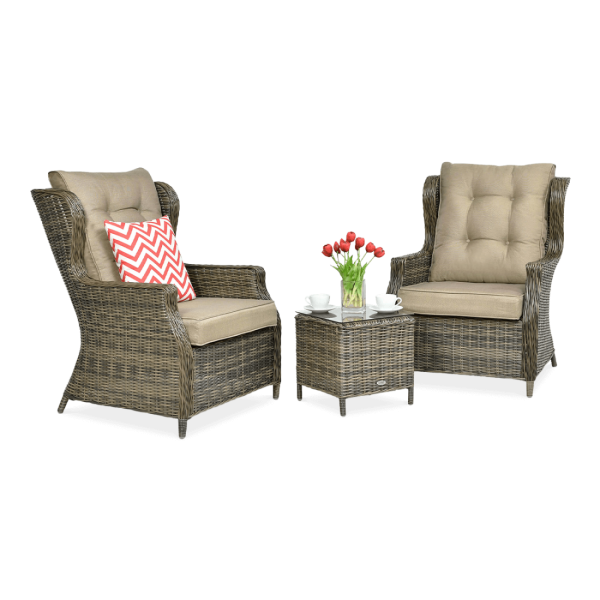 TRIVENTO DUO BROWN SET