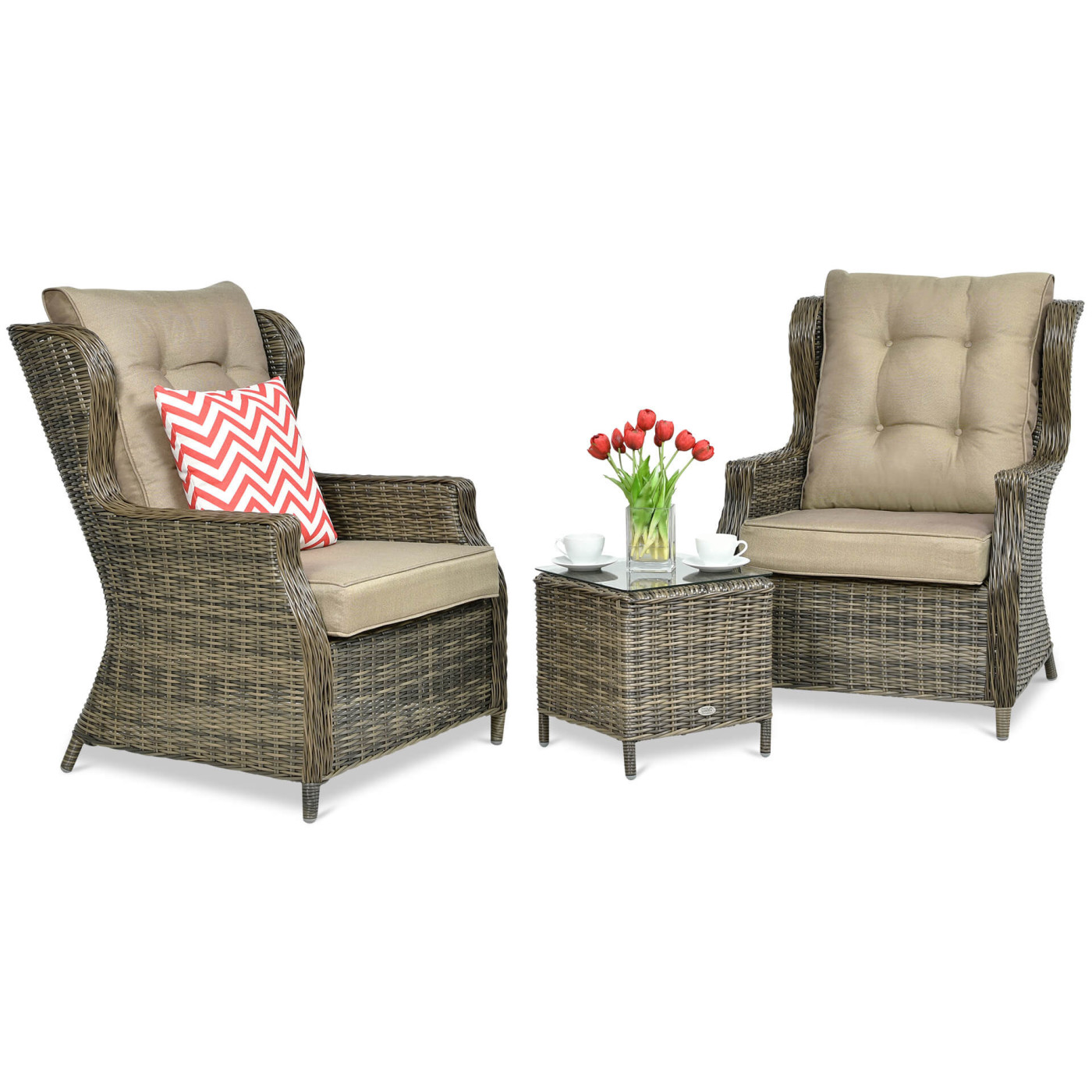 TRIVENTO DUO BROWN SET