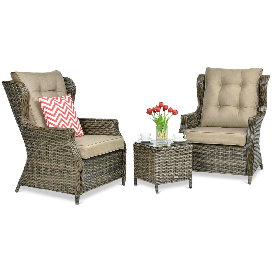 TRIVENTO DUO ZESTAW BROWN